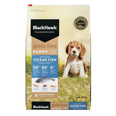 Black Hawk Grain Free Puppy Ocean Fish 15kg