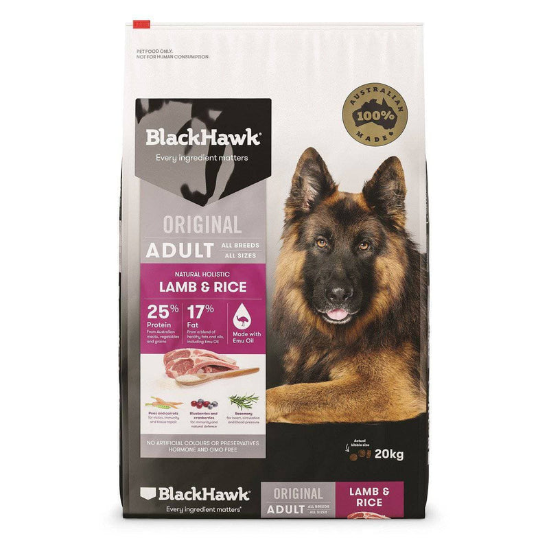 Black Hawk Original Dog Adult Lamb & Rice 20kg