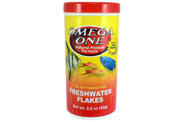 Omega One Freshwater Flakes 62g, Pet Essentials Warehouse