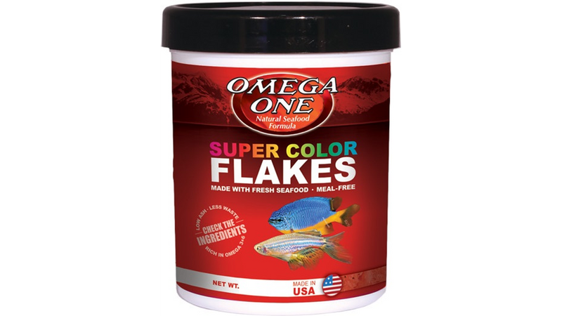 Omega One Super Colour Flakes 12g, Pet Essentials Warehouse Napier, Omega One Fish Flakes
