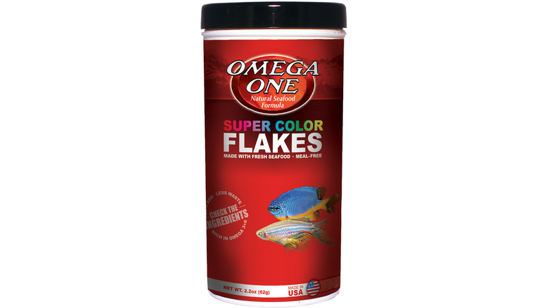 Omega One Super Colour Flakes 150g, Pet Essentials Warehouse Napier, Tropical fish flake omega ones