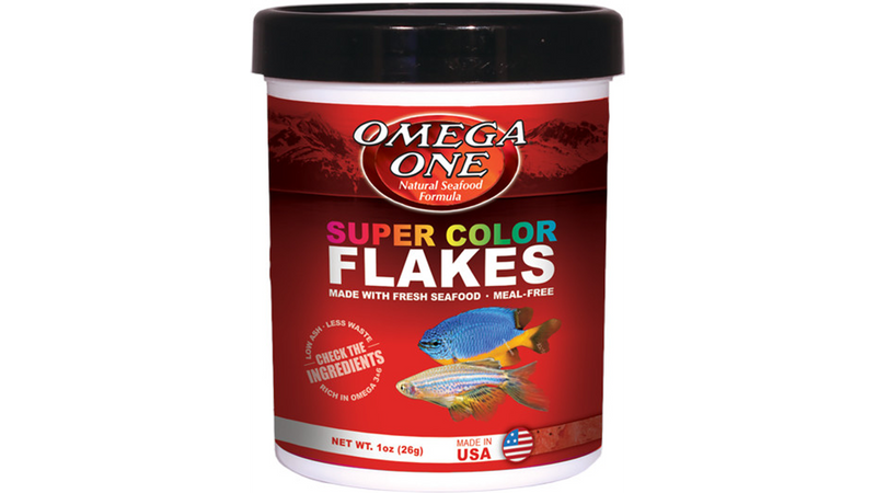 Omega One Super Colour Flakes 28g, Pet Essentials Warehouse Napier, Omega Fish Flakes