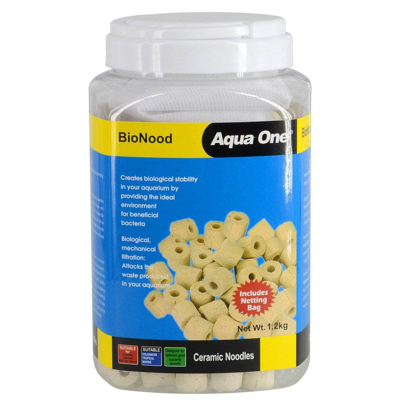 Aqua One BioNood Ceramic Noodle 1.2kg, Aqua One Filter bio ceramics, pet essentials warehouse napier