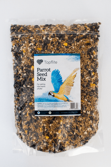 Topflite Parrot Mix 2kg bag, pet essentials warehouse