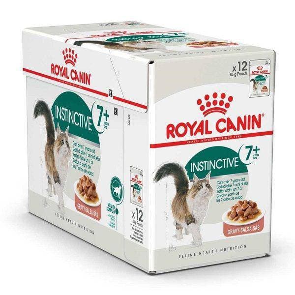 Royal Canin Instinctive 7+ Gravy box of 12, pet essentials warehouse napier