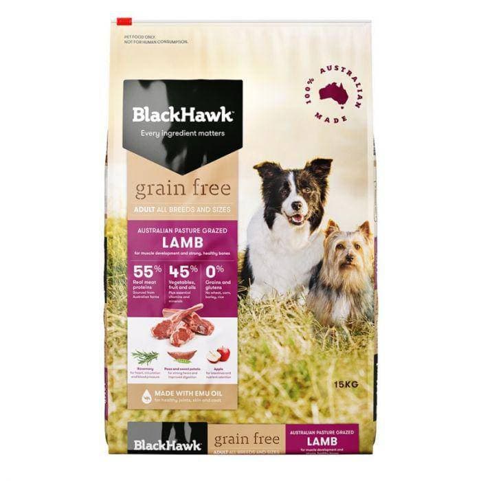 Black Hawk Grain Free Dog Lamb 15kg