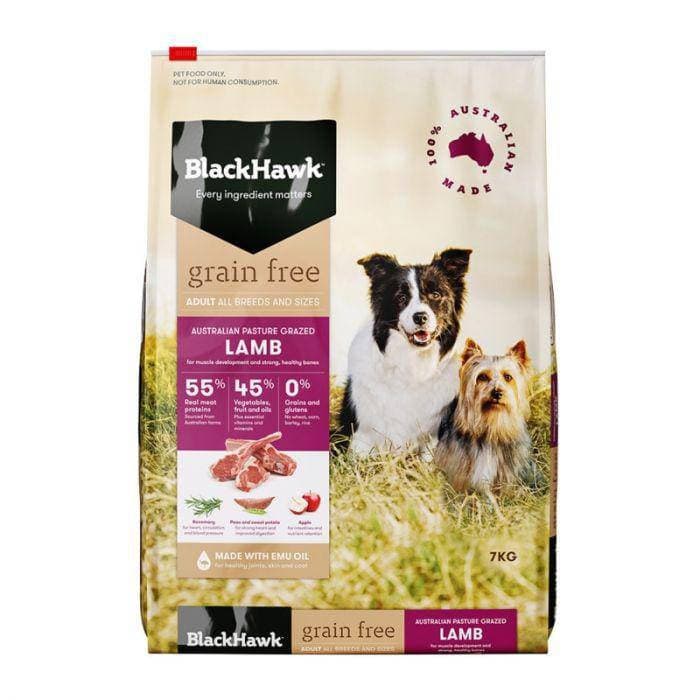 Black Hawk Grain Free Dog Lamb 7kg