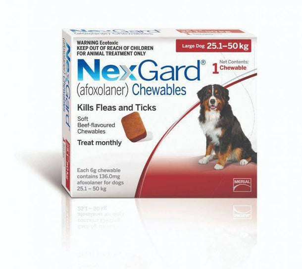 Nexgard Chewable Tablet Flea & Tick Treatment For Large Dog