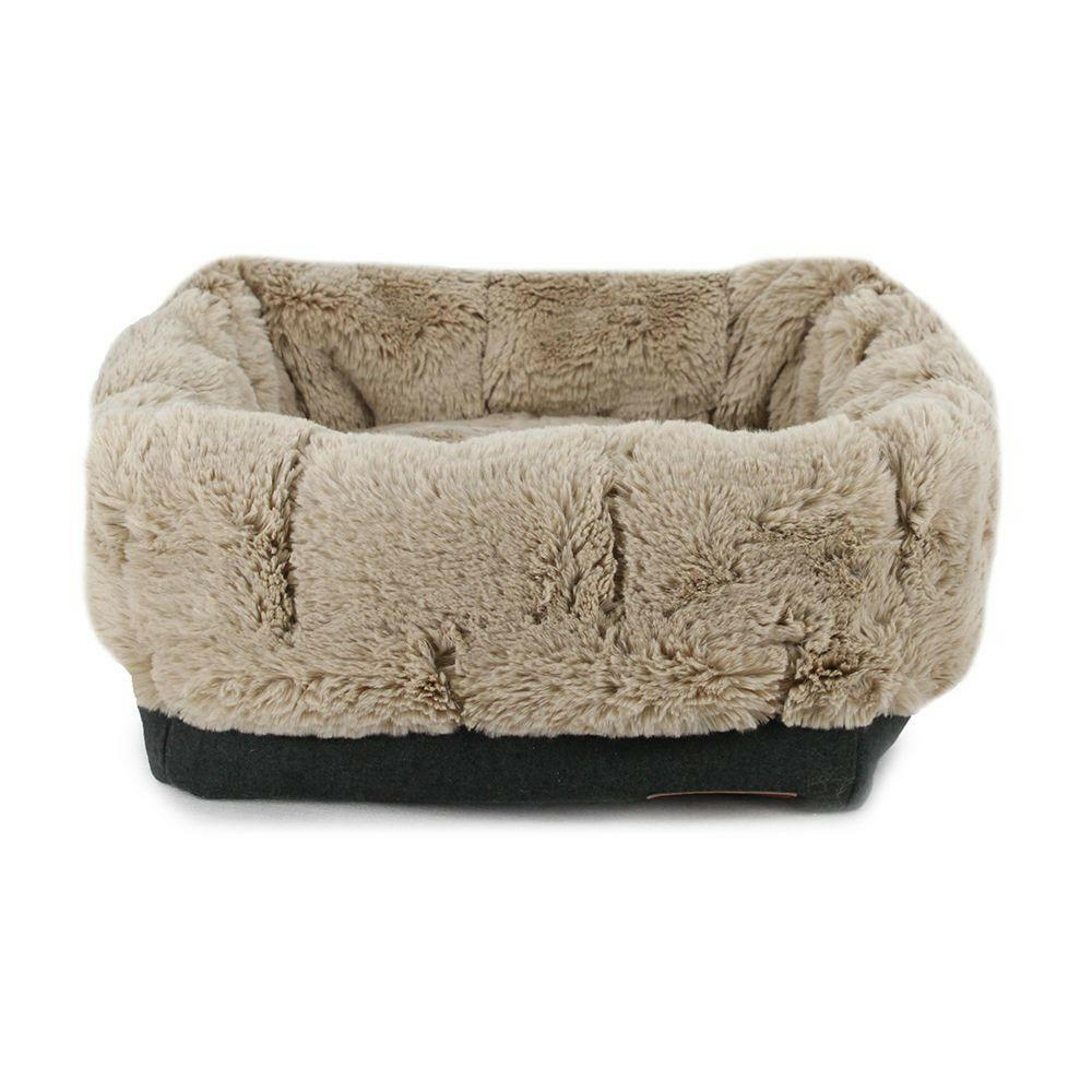 Cattitude 2in1 Sleeping Bag folded back, pet essentials warehouse, pet city, pet warehouse