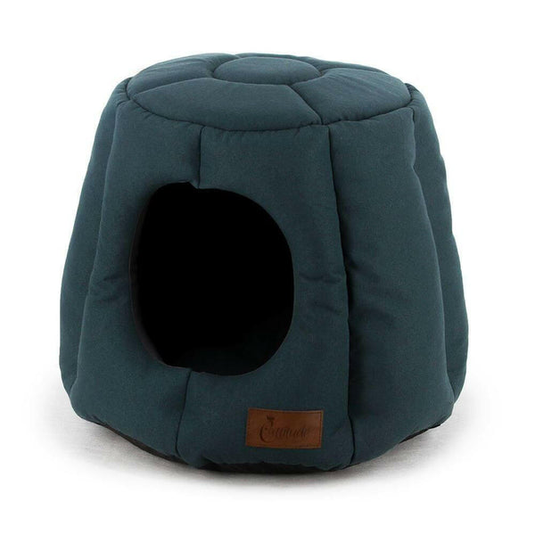 Cattitude Dome Igloo Petrol Blue