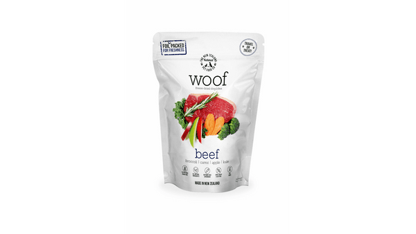 Woof Beef Freeze Dried Dog Bites 50g