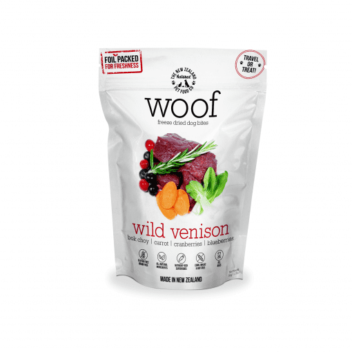 Woof Wild Venison Freeze Dried Dog Bites 50g