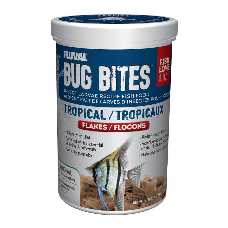 Fluval Bug Bites Tropical Flakes 180g