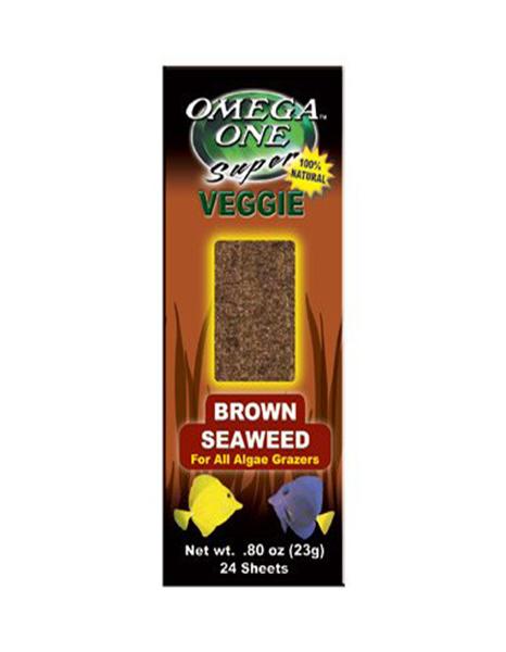 Omega One Super Veggie Brown Seaweed 23g 24pc, Pet Essentials Warehouse
