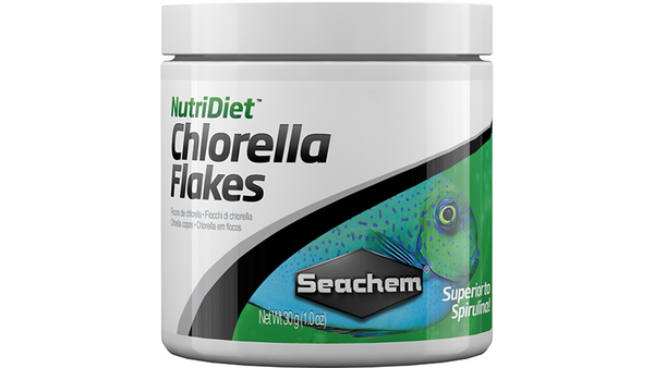Seachem NutriDiet Chlorella Flakes 30g ^1112, Pet Essentials Warehouse, Seachem Fish Flake food,