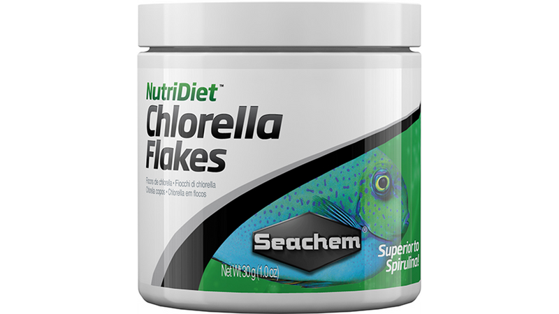 Seachem NutriDiet Chlorella Flakes 30g ^1112, Pet Essentials Warehouse, Seachem Fish Flake food,