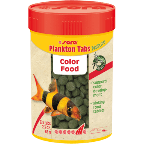 Sera Plankton Sinking Tablets 65g, Pet Essentials Warehouse Napier