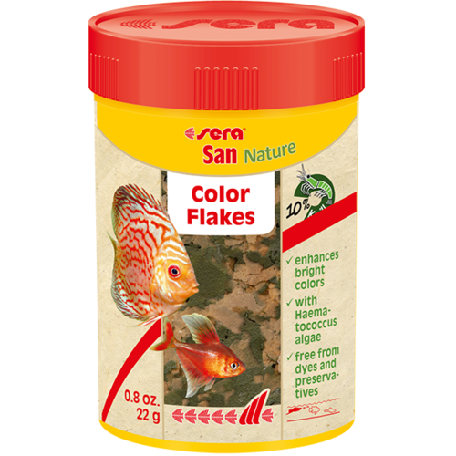 Sera San Nature Colour Flake Food 22gm, Pet essentials napier, pet warehouse, fishly, hollywood fish farm