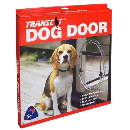 Transcat Small Dog Door, Clear Dog door for glass door, pet essentials warehouse