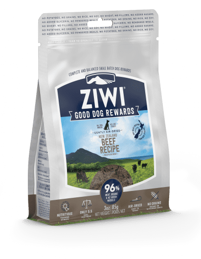 Ziwi Peak Good Dog Air Dried Beef Rewards 85G, Pet Essentials Warehouse